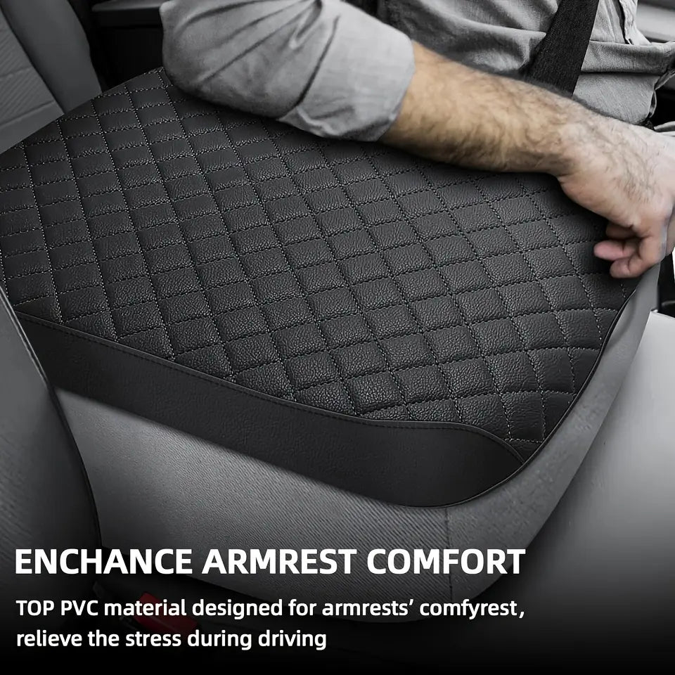 Custom Fit Center Console Cover for 2002-2012 Ram 1500, 2500, 3500 Jump Seat Console, 2013-2024 Ram Comfortable Armrest Protector, Customized Car Interior Accessory, Vehicle Accessories, Car Accessories