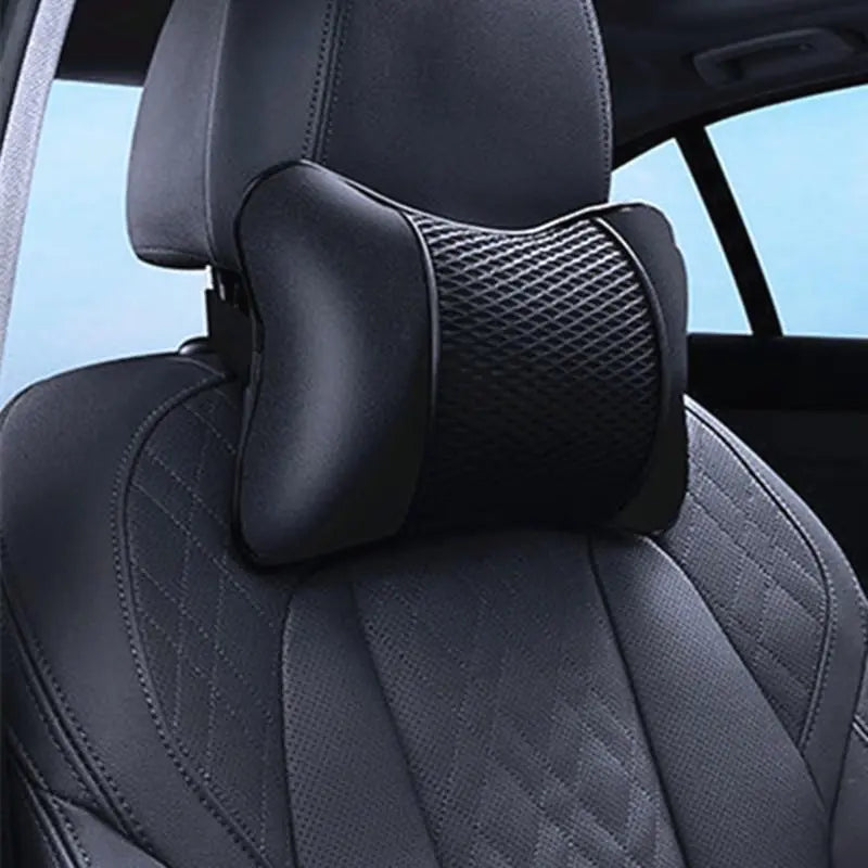 Experience Ultimate Comfort with Our Universal PU Leather Car Headrest Pillow – Perfect Neck Support for Every Drive!