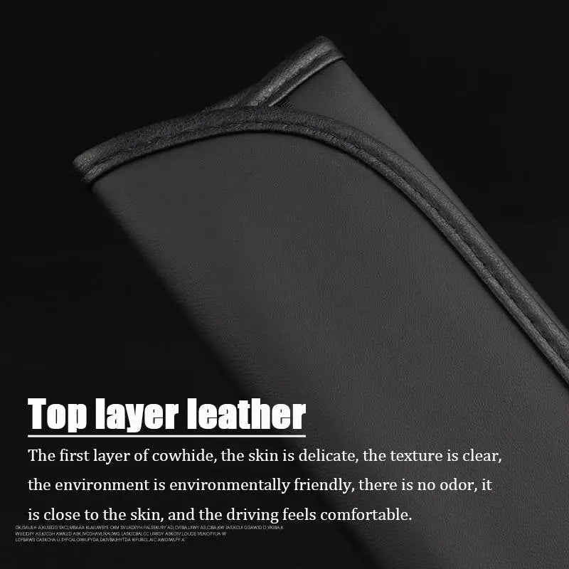 Transform Your Drive with Our Premium Anti-Slip PU Leather Car Seat Belt Shoulder Cover - Universal Fit for Honda Civic and More!