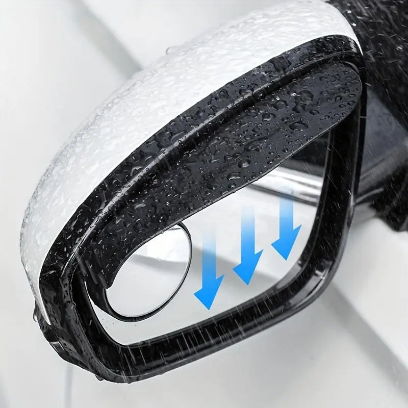 Elevate Your Driving Experience with Our Stylish Carbon Fiber Car Side Mirror Rain Cover & Blind Spot Mirror - Easy Installation for Enhanced Safety