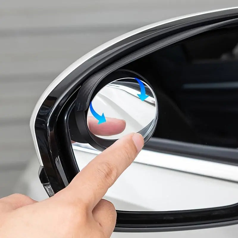 Elevate Your Driving Experience with Our Stylish Carbon Fiber Car Side Mirror Rain Cover & Blind Spot Mirror - Easy Installation for Enhanced Safety