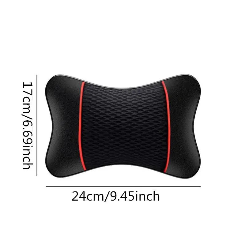 Experience Ultimate Comfort with Our Universal PU Leather Car Headrest Pillow – Perfect Neck Support for Every Drive!