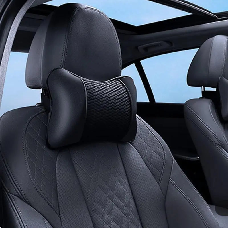 Experience Ultimate Comfort with Our Universal PU Leather Car Headrest Pillow – Perfect Neck Support for Every Drive!