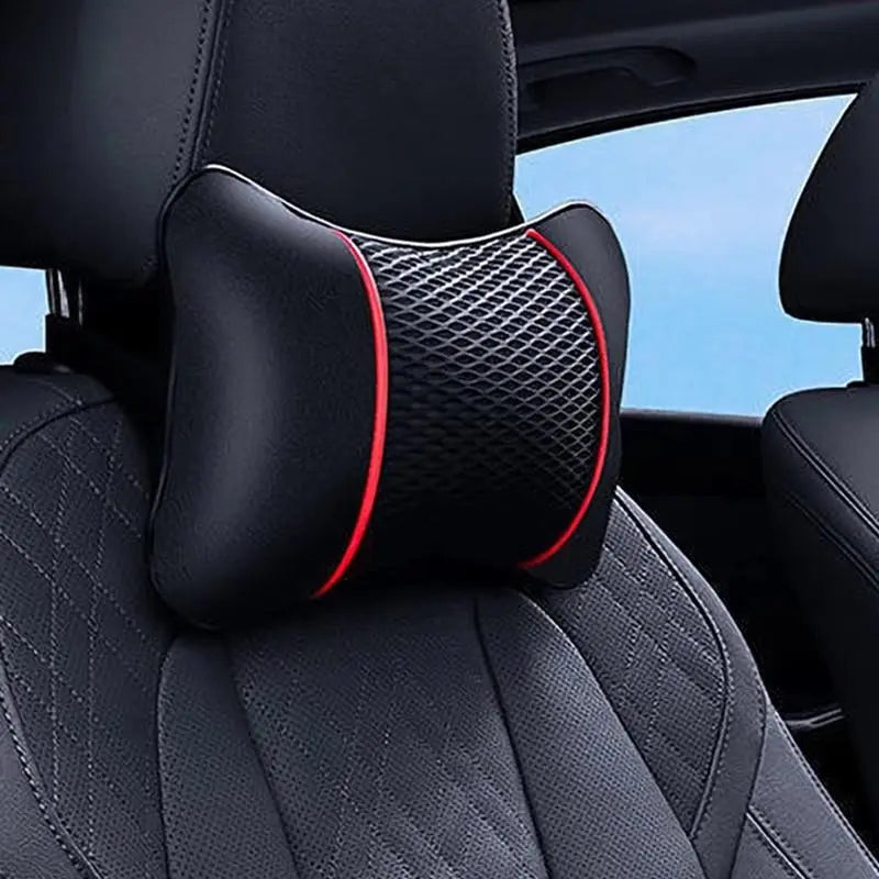 Experience Ultimate Comfort with Our Universal PU Leather Car Headrest Pillow – Perfect Neck Support for Every Drive!
