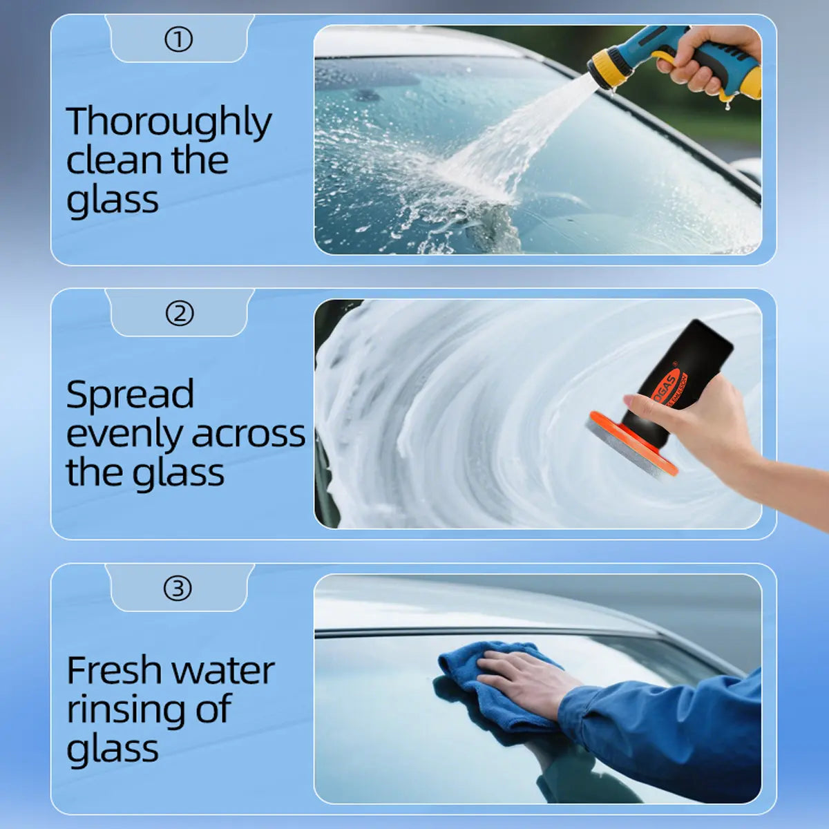 Transform Your View with the Ultimate Windshield Oil Film Eraser Wand - All-In-One Pro Kit for Crystal Clear Glass and Enhanced Visibility!